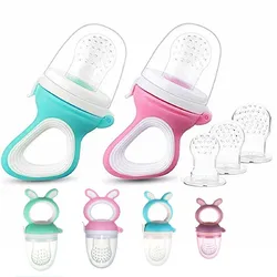 Fresh Fruit Food Safe Baby Pacifiers Feeder Fruit feeding baby food container Pacifier Bottles Baby bottle Kid Fruit Nipple Teat