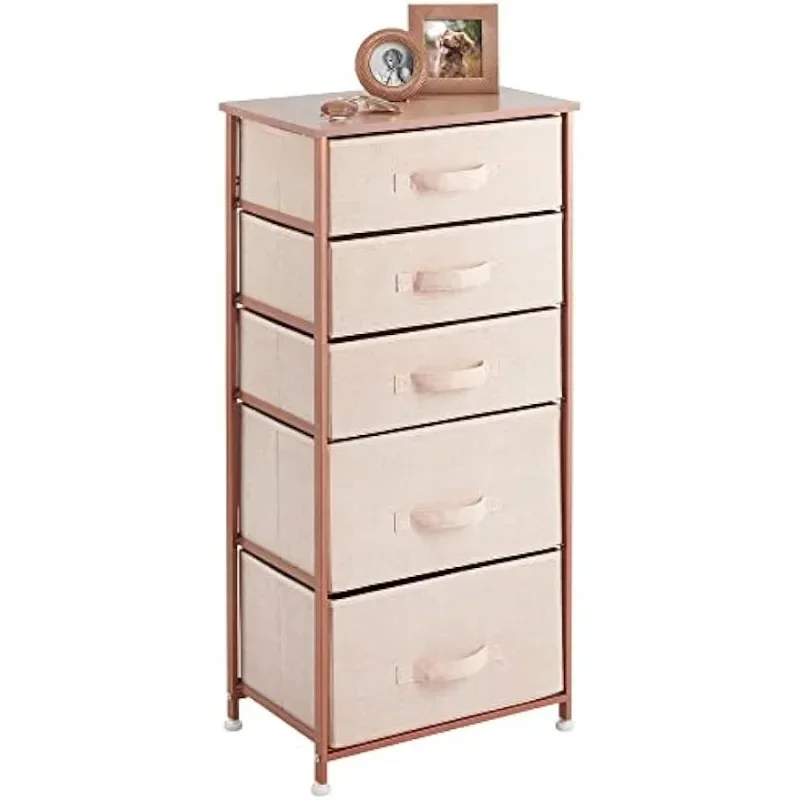 

Storage Dresser Furniture Unit - Tall Standing Organizer Tower for Bedroom, Office, Living Room, and Closet