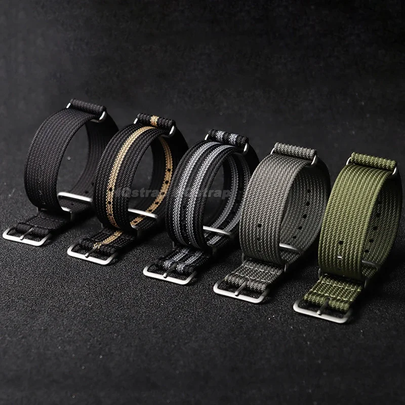 18 مللي متر 19 مللي متر 20 مللي متر 22 مللي متر النايلون حزام (استيك) ساعة مضلع حزام لهواوي ساعة GT3/4/5 ل Seiko ل أوميغا مضفر سوار معصمه الرياضة