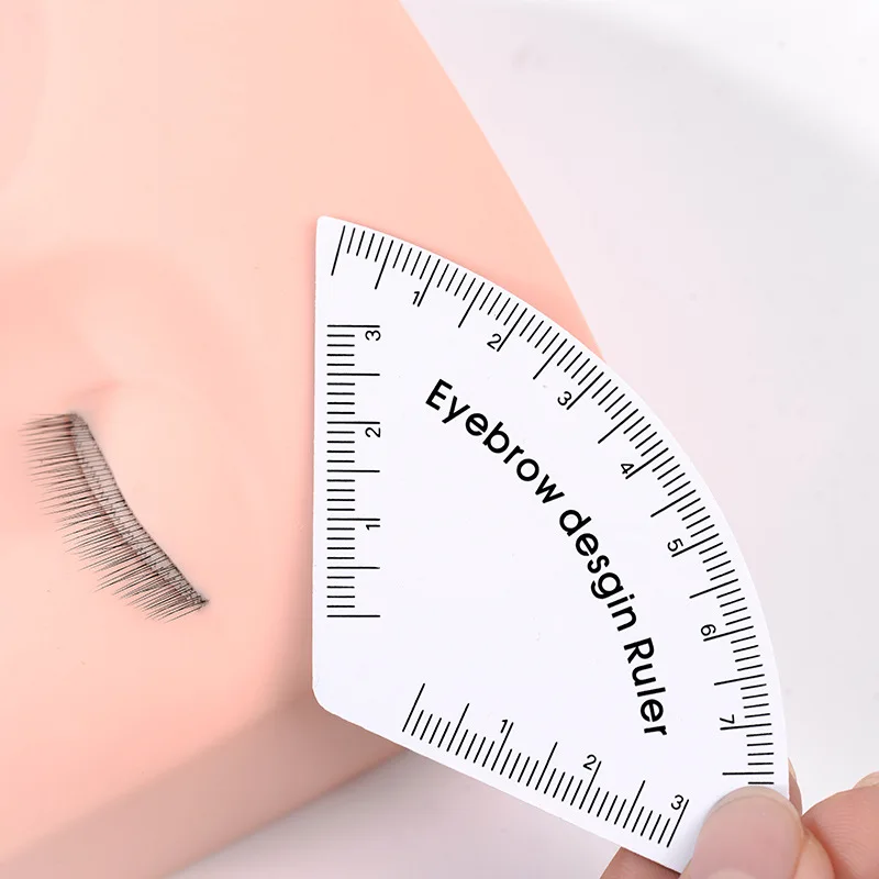 Snelle tekening wenkbrauwontwerp liniaal Microblading Mapping Tool Shaping Permanente make-up Tekening Gids Liniaal Tattoo Supplies Hergebruik