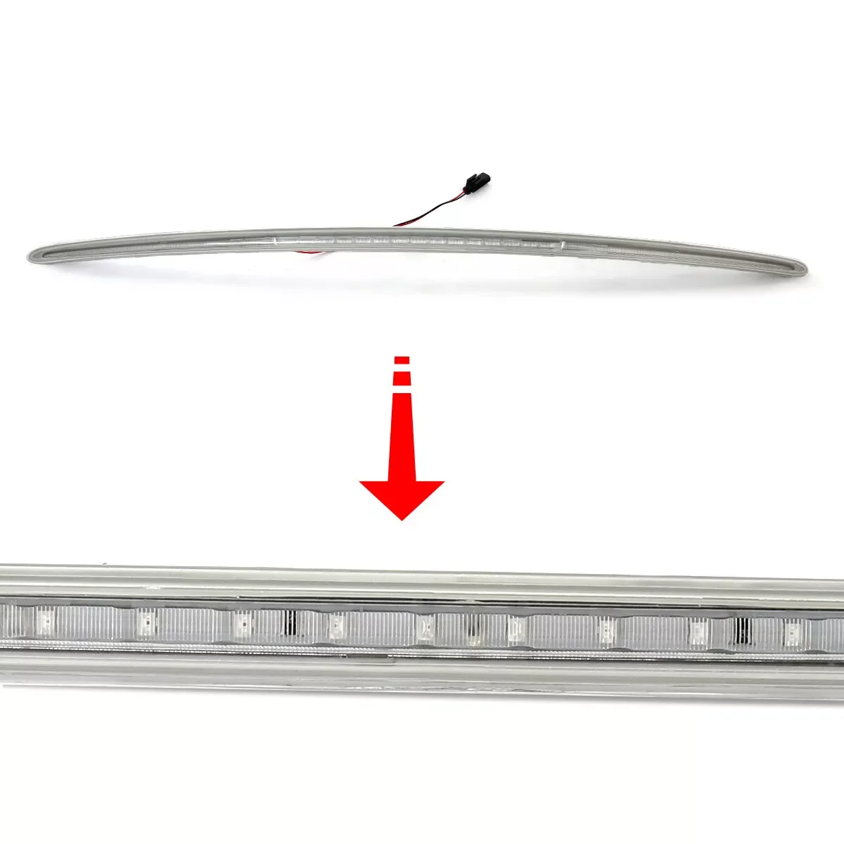 Rear Brake Light For Mini Cooper R55 Wagon 2007-2014 Third Brake Lights Clear Lens Additional Signal Lamp Assembly 63252755613