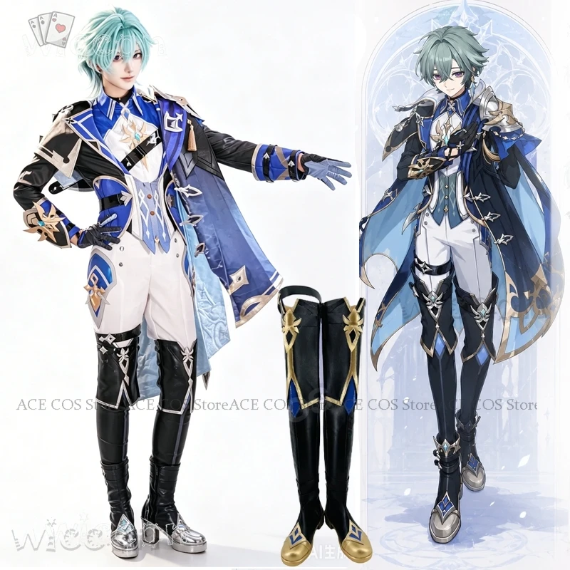 Genshin Impact Lohen High Knee Boots - Unisex Plus Size Cosplay Shoes Halloween Game Props Customized Cosplay Full Costumes Sets view 2
