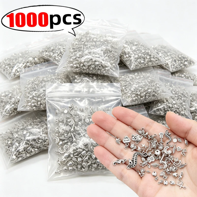 Mixed Random Assorted Charms Pendants Bulk DIY Jewelry Making Accessories for Necklace Bracelet Keychain Craft Gift Supplies