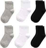 Boys Socks Cotton Athletic Ankle Socks Cotton Comfortable Breathable 2-12 Years Old Hotsale