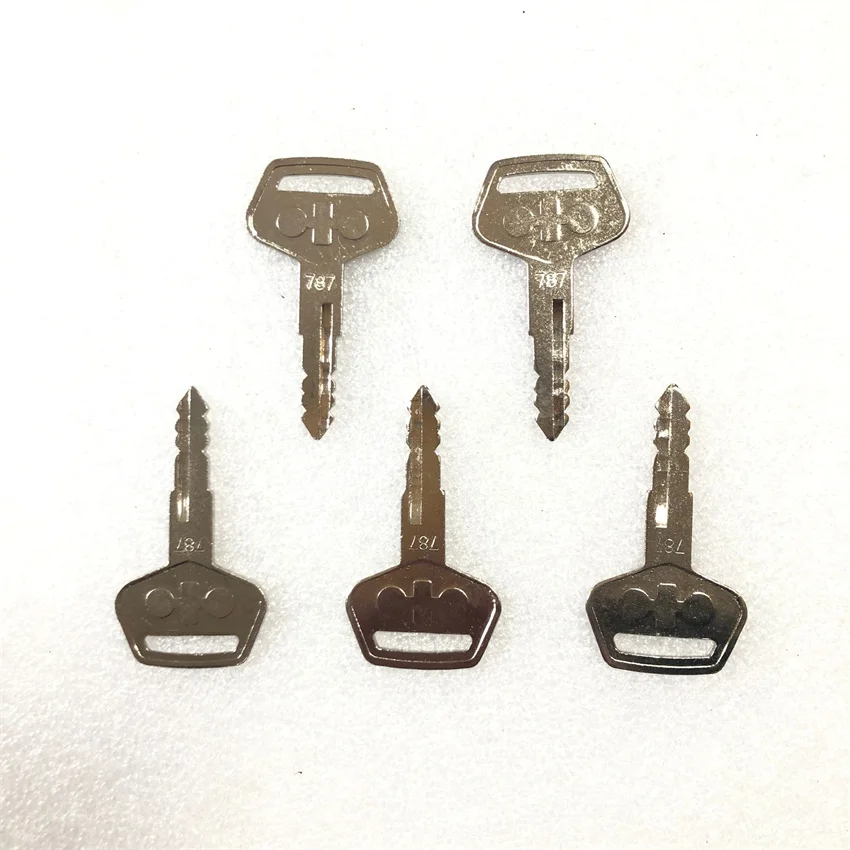 

5PCS 787 Ignition Key for Komatsu Excavator Dozer Loader Heavy Equipment TR261434 Starter Switch Free Shipping