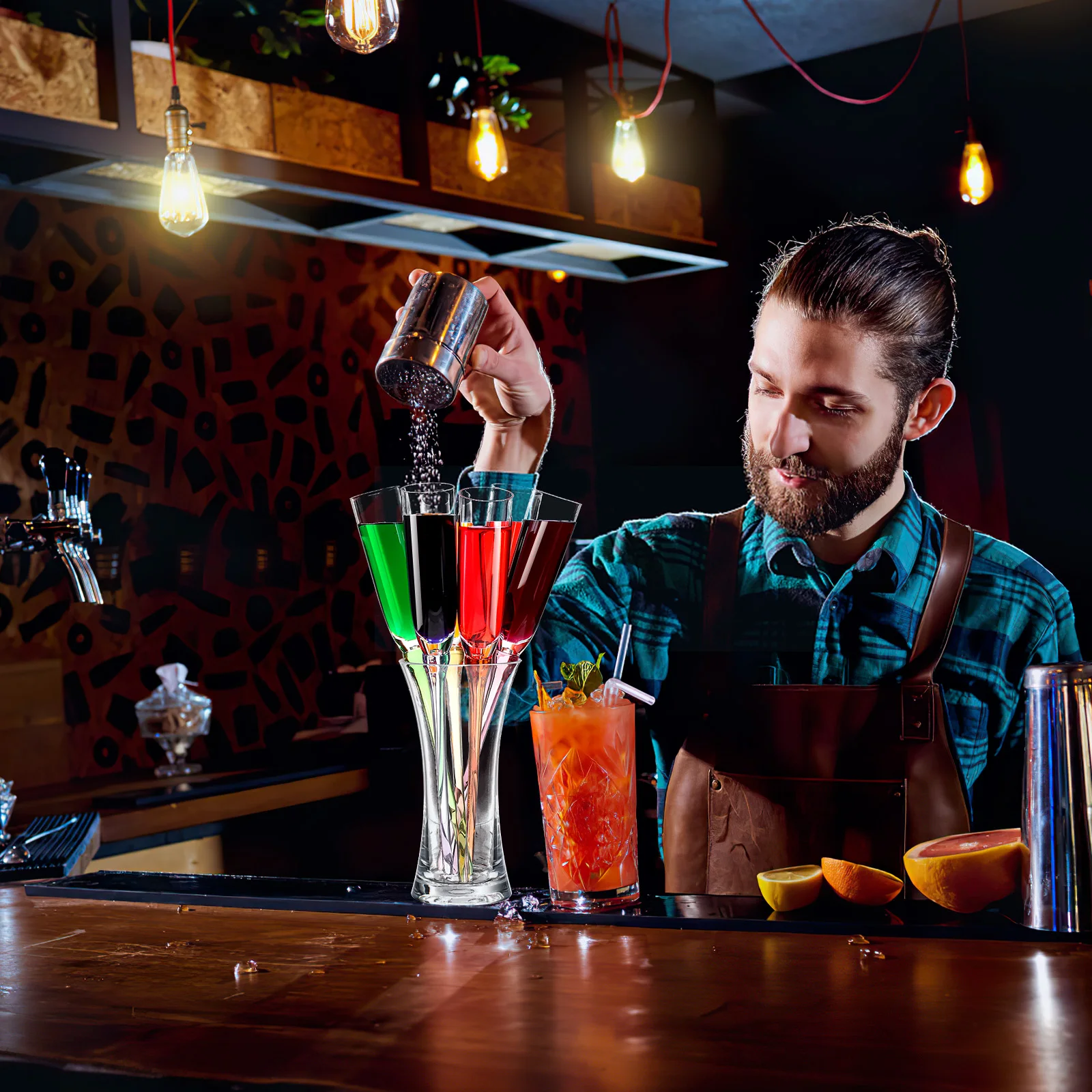 

Acrylic Glass Outdoor Drinkware Tall Drinking Glasses Small Party Flute Goblet Cup Fancy Cups for