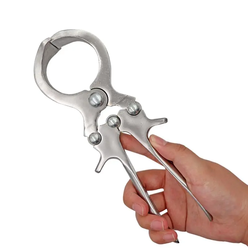 Durable Stainless Steel Pig and Sheep Castration Pliers with Rubber Handle