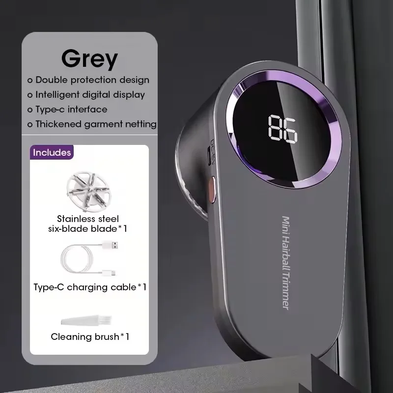 Lint Remover ชาร์จ USB ไฟฟ้าเครื่องอัดเม็ดผม Lint Trimmer แบบพกพาไฟฟ้าเสื้อผ้า Lint Machine