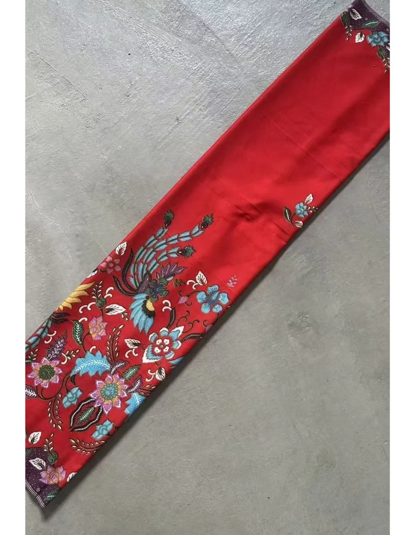 Birmese traditionele kleding Tube Rok Thaise Longyi Sarong Dai Etnische Rok Nyonya Bloemen Halve Rok - afbeelding 2