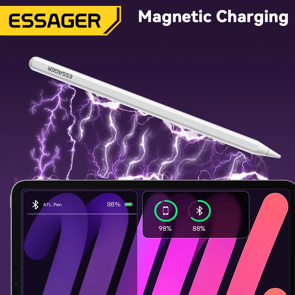 Essager Stylus Pen For Apple Pencil 2 1 For iPad Air Pro Mini Accessories Bluetooth Magnetic Wireless Charging Stylus Pencils