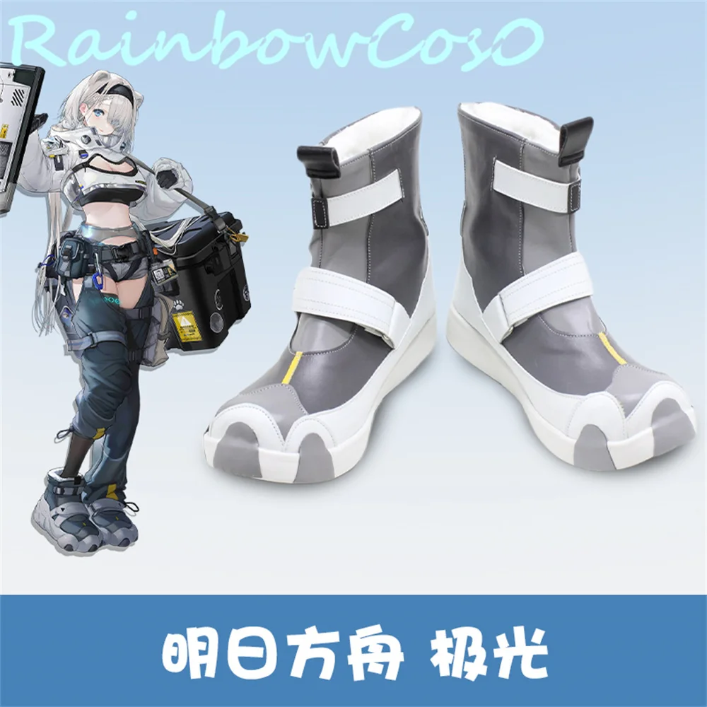 Arknights New Operator Aurora Cosplay Shoes Boots Game Anime Halloween Christmas RainbowCos0 W2939