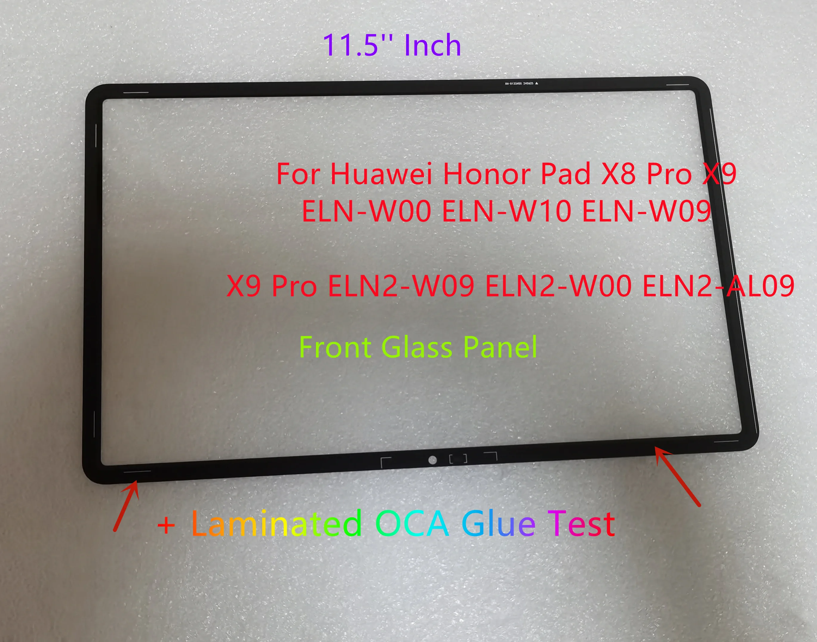 

Новый 11,5-дюймовый сенсорный экран для Huawei Honor X9Pro X9 Pro ELN2-W09 ELN2-W00 ELN2-AL09, передняя стеклянная панель + ламинированный клей OCA