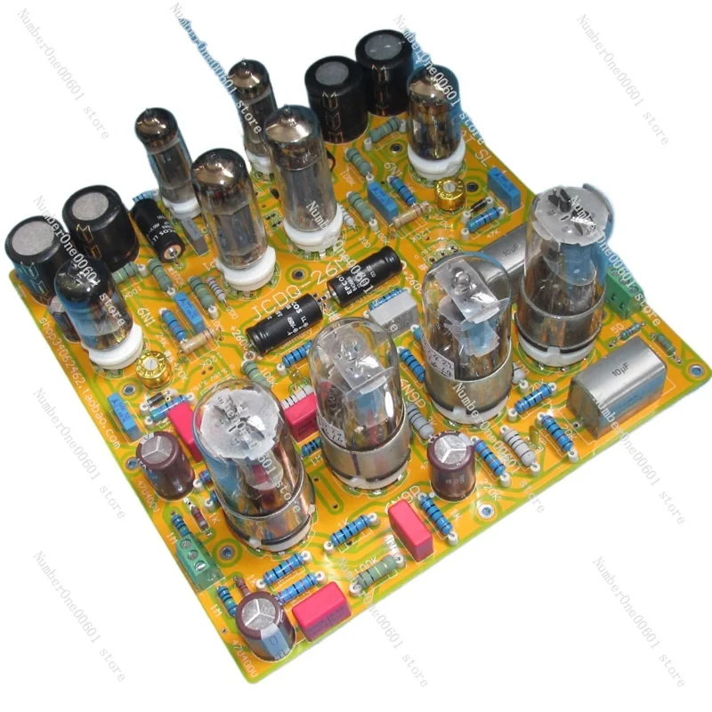 A simplified version of the 6N8P+6N9P bile preamp circuit board JCDQ26M of the American Elvis SL-1 preamp