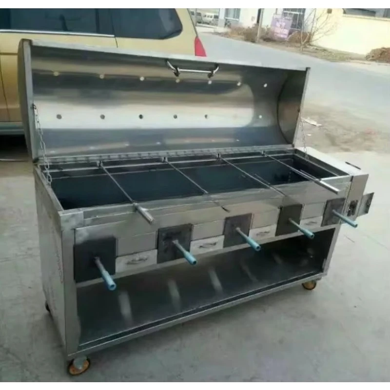 Chicken Fish Meat Skewer Grill Machine /automatic Smokeless Satay Skewer Grill Machine XH