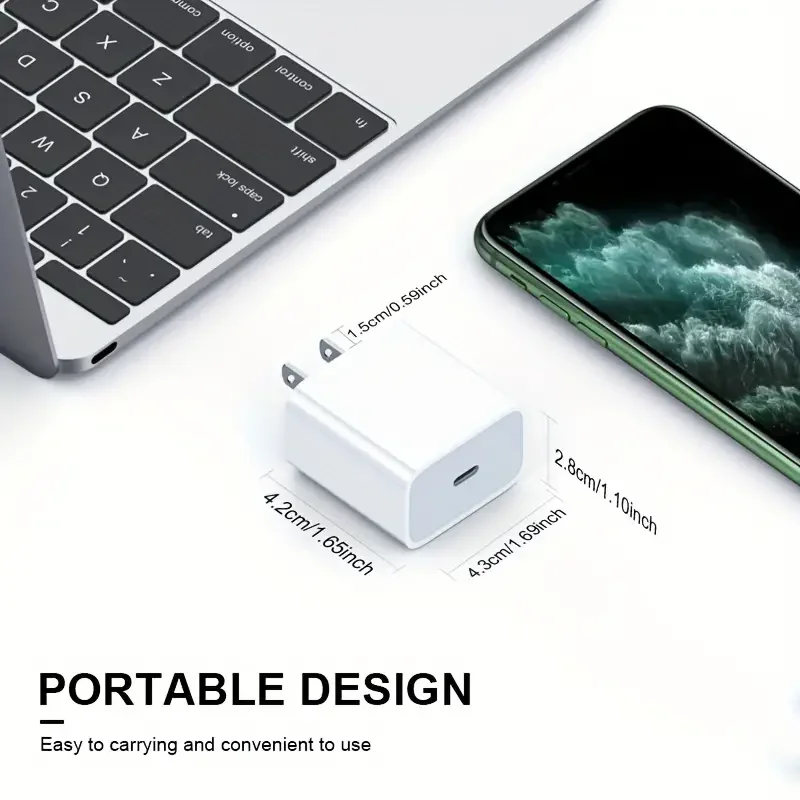 1 قطعة PD 20 واط USB C شاحن سريع آيفون 16 15 14 13 12 برو ماكس زائد سامسونج الجدار مهايئ شاحن شاحن الهاتف