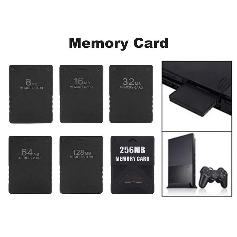 For PS2 Memory Card 8MB 16MB 32MB 64MB 128MB PS2 Memory Card for Sony PlayStation2 Store the Game Progress