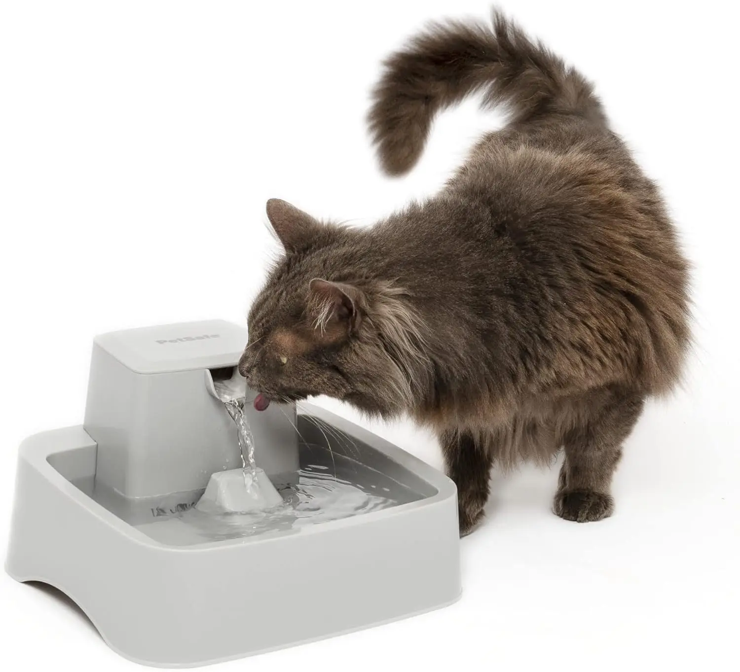 

Oasys 1/2 Gallon Pet Fountain - Free-Falling Water Stream for Cats & Dogs - Encourages Hydration, Whisker-Safe Design
