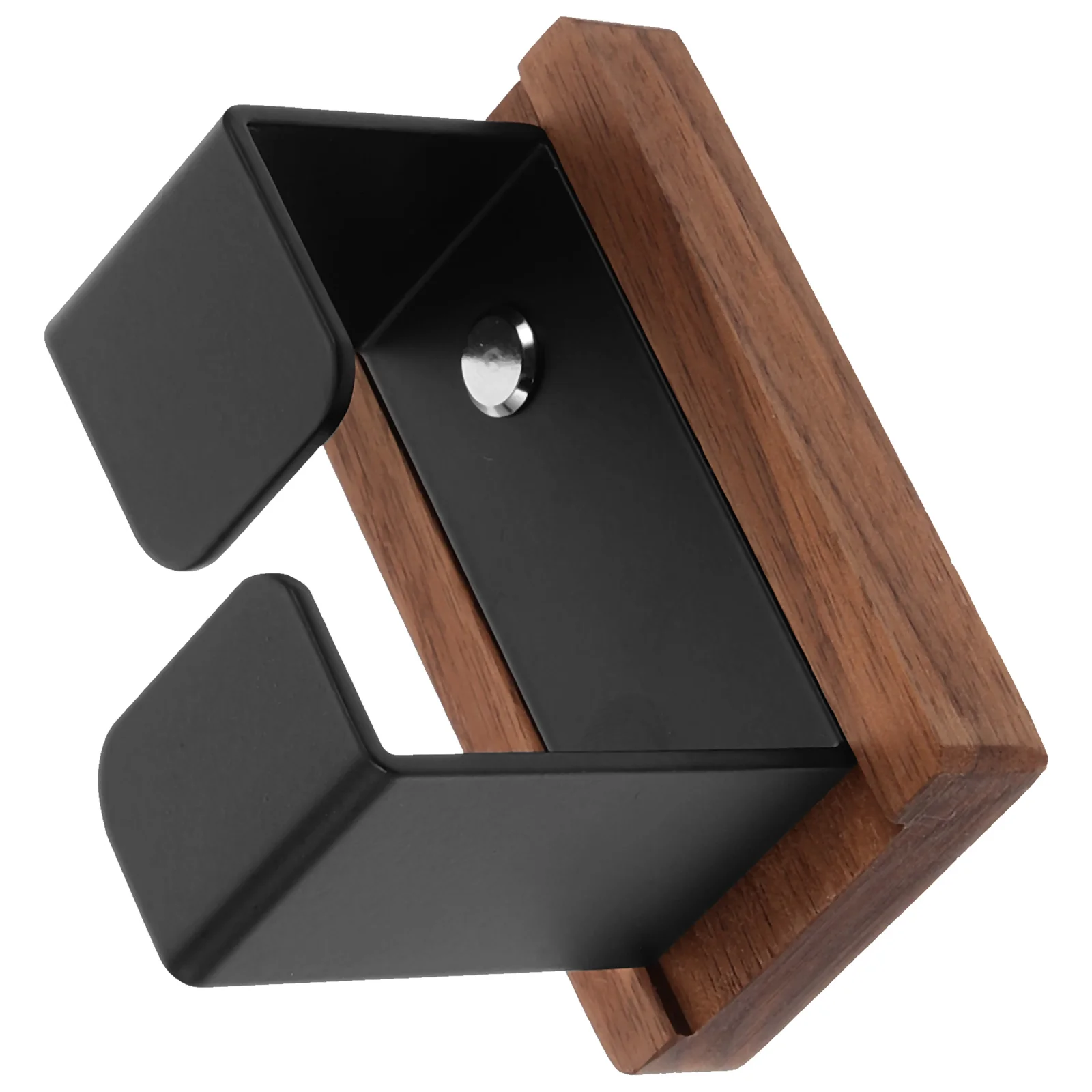 

Wooden Washbasin Hook Heavy Duty Bathroom Wall Mount No Drill Black Color Space Saving Towel Holder Wooden Material Hardware