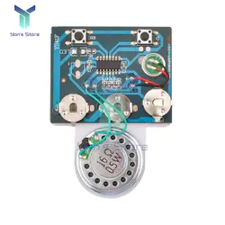 30S Sound Voice Music Recorder Board Photosensitive Sensitive Key Control Programmable Chip Audio Module for DIY Greeting Card