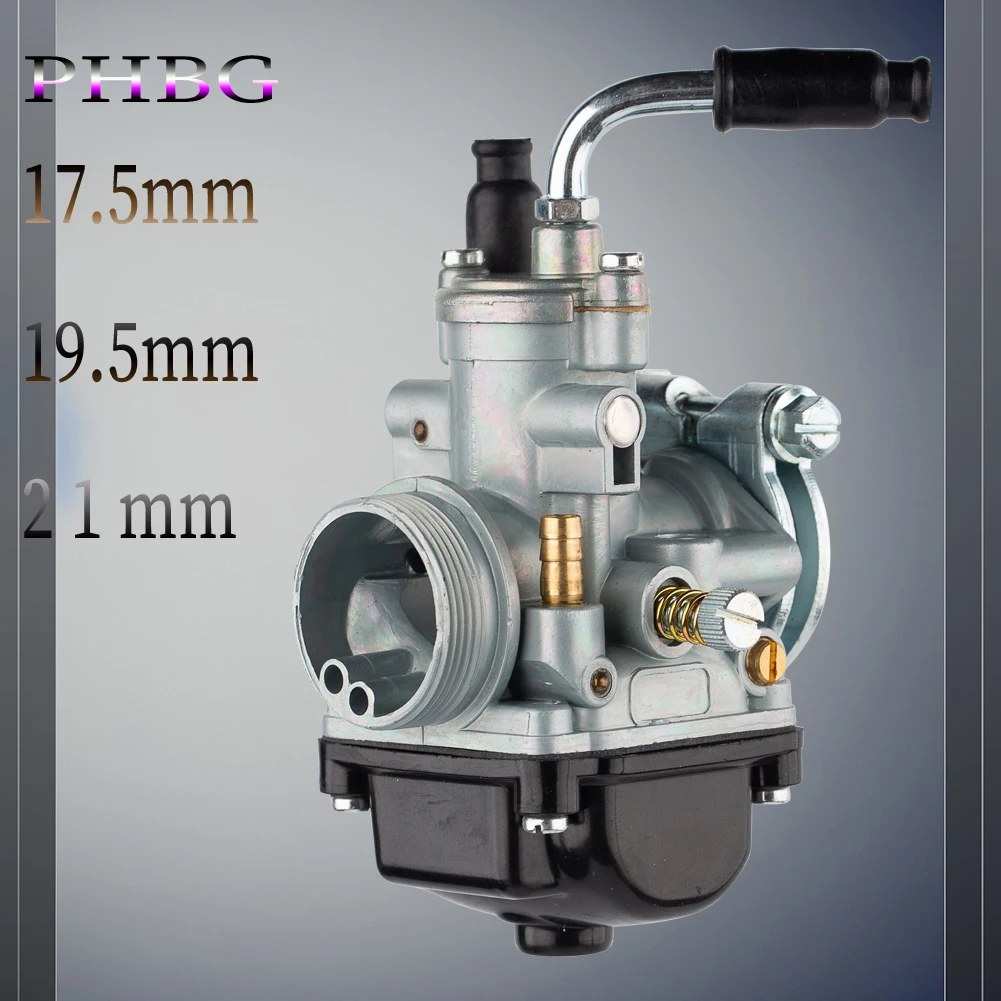 Motorcycle Carburetor Carb Dellorto PHBG 17.5 19.5 21mm AS 4 Stroke 50cc-100cc Engine For Scooter Moped GY6 JOG Racing