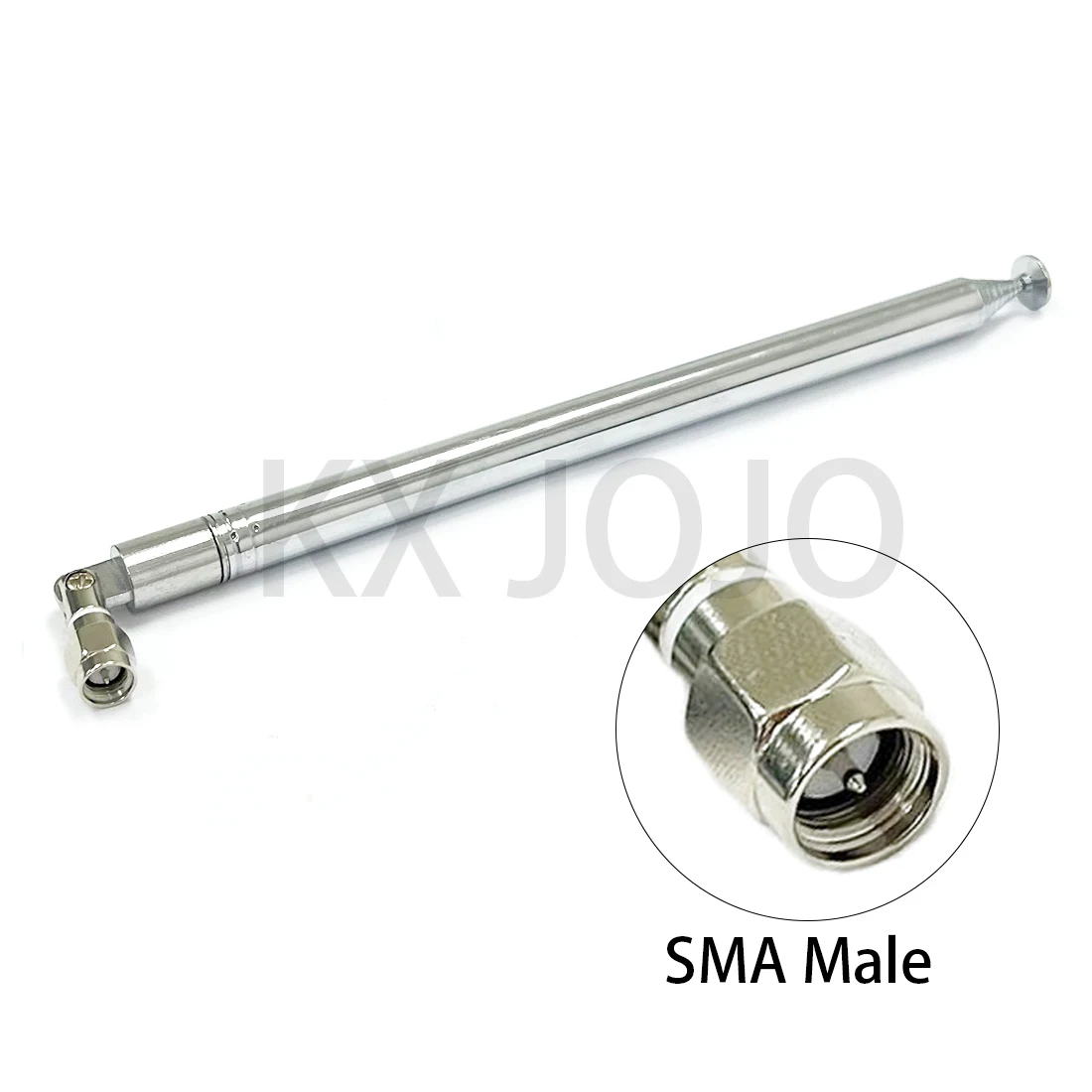 Telescopic Antenna 1.4m SMA BNC TV F Male  Flat Inner Universal Connector for FM Radio Remote Control Aerial 1pc