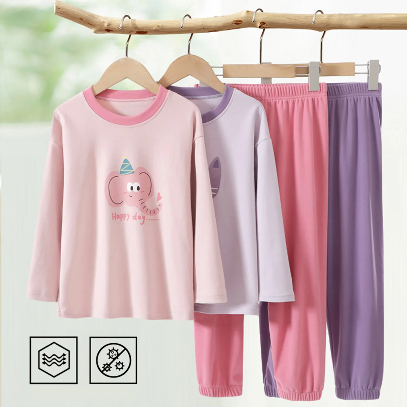 

Kids Homewear Set Boys And Girls Cartoon Printed Skin Friendly Pajama Set Soft Comfortable Loungewear Two Piece Set ropa de niño