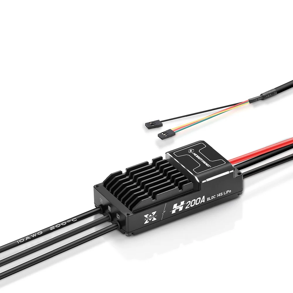 Hobbywing X-Rotor H200A 14S BLDC ESC Good Heat Dissipation 100A Continuous Current Peak 250A ESC 200A