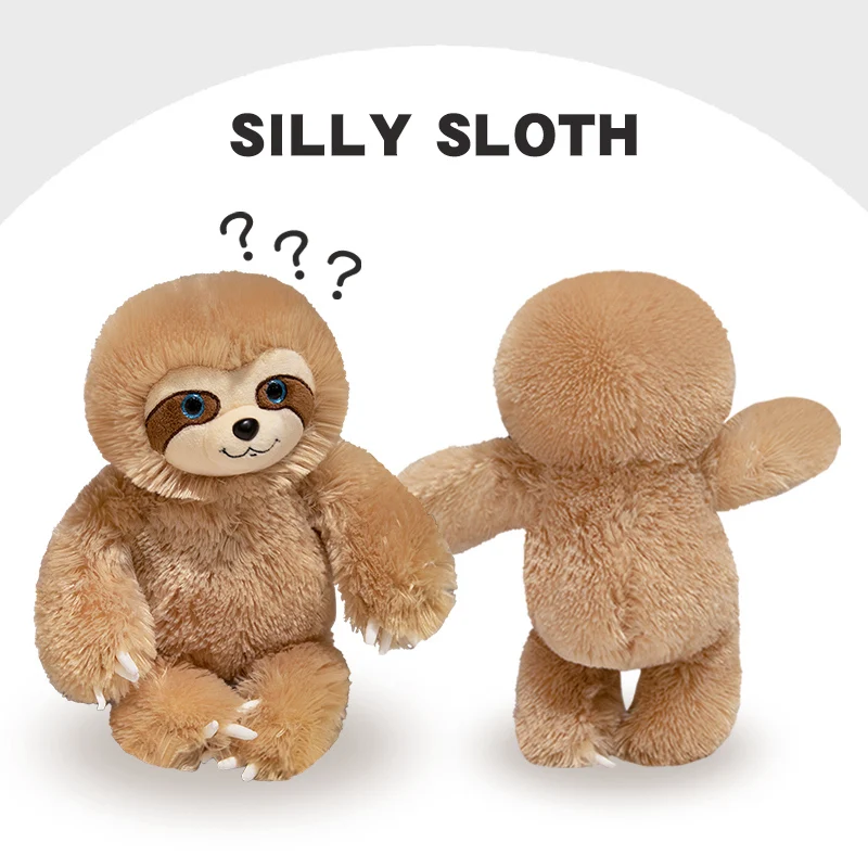 35/50CM Cute Sloth Plush Toy Soft Stuffed Simulation Animals Sloths Doll High Quality For Birthday Gift