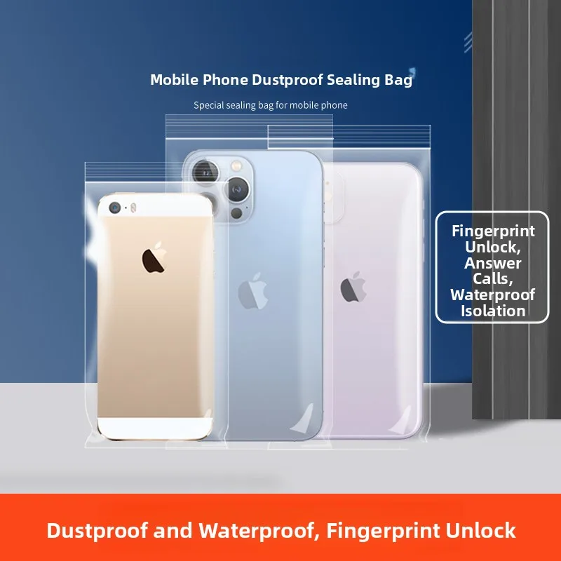 

Disposable Thiened Transparent Waterproof Oil-resistant Mobile Phone Protective Case Universal very Nurse Hospital Prot...