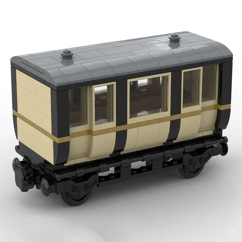 Moc Bouwstenen Kleine Passagierswagens Model Technologie Bakstenen DIY Spoorweg Trein Model Assemblage Speelgoed Construstion Geschenken