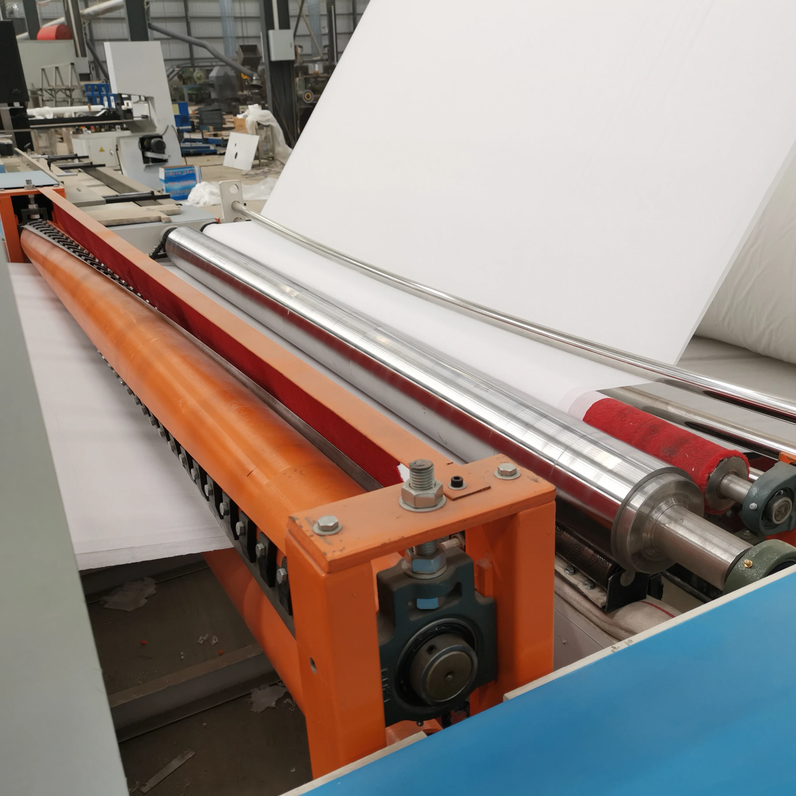 Toilet Paper Processing Machine, Small Rewinder & Paper Tube Former for Hand Towel Line