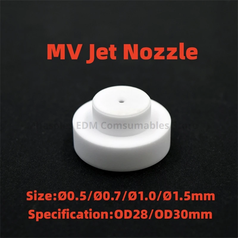 edm Jet Nozzle X089D279H01 Ceramic MV jet nozzle Ø0.5/Ø0.7/Ø1.0/Ø1.5mm for Mitsubishi MV series wire-cut edm machine