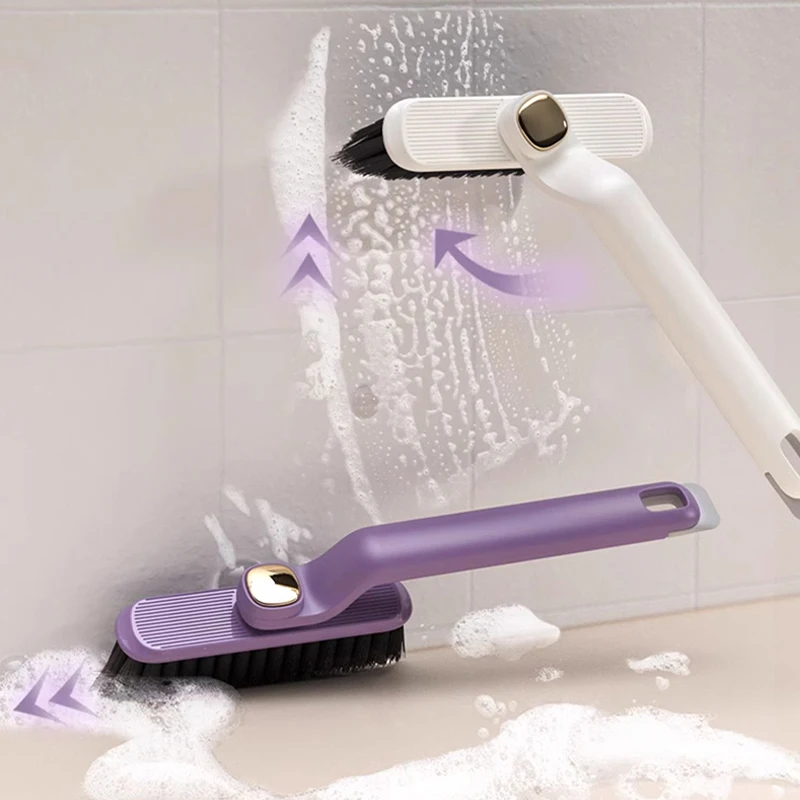 Rotatable V-shape Crevice Cleaning Brush Handheld Tile Floor Brush for Bathroom Kitchen Gap Toliet Corner Home Clean Tools