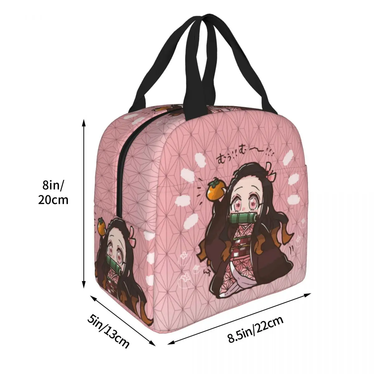 Anime Lunch Bag Tote Meal Bag Reusable Insulated Portable Anime Lunch Box for Women Mens Boy Girl Work School Picnic