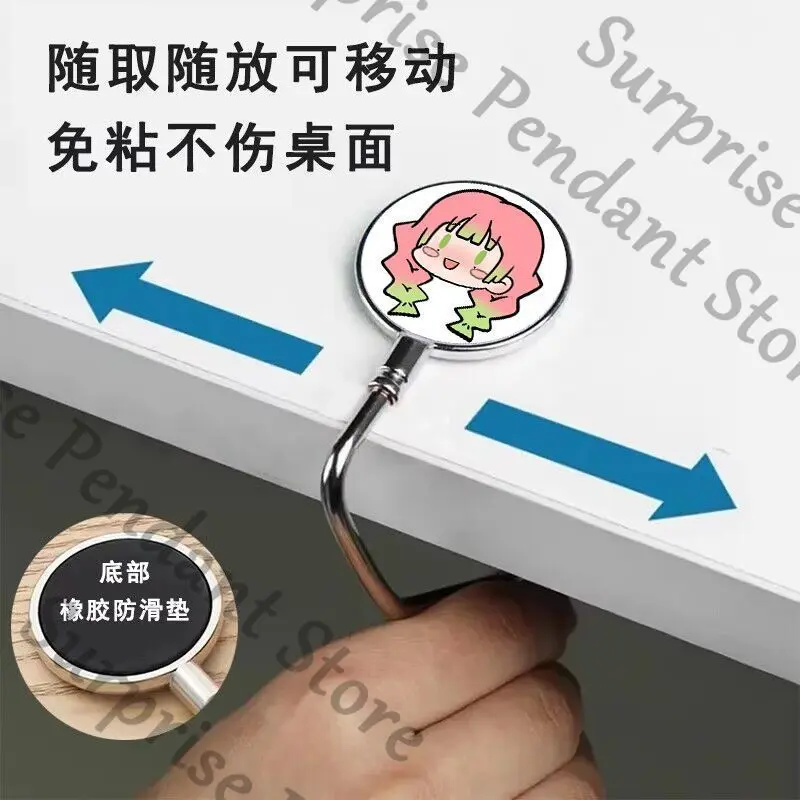 Demon Slayer Anime ambitus student by the table Tokitou Muichirou Tomioka Giyuu Iguro Obanai schoolbag hook