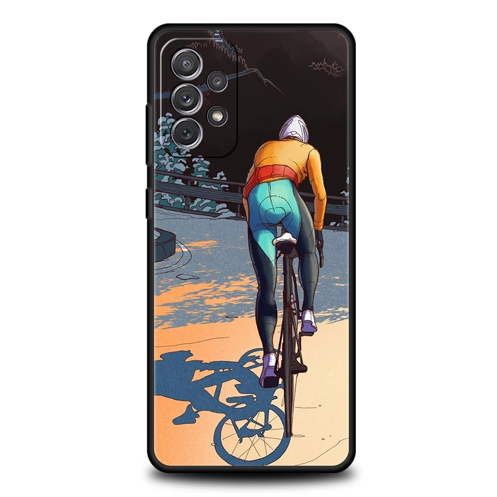Чехол для Samsung A15 A13 A35 A55 A51 A71 A41 A31 A21S A03S A05 A17 A23 A25 A33 A53 A73 5G A07 4G Cover France Bicycle Exercise