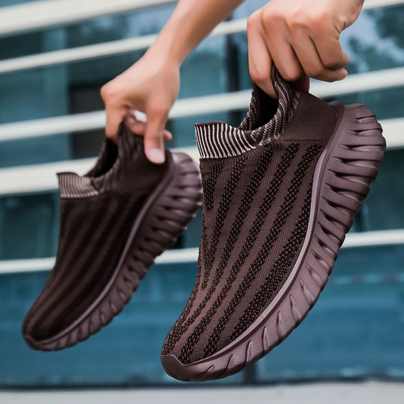 

Men's One Foot Walking Shoes Anti Slip Running Shoes, Breathable Thick Soled Shoe Lightweight Fitness Casual Sneakers for Women