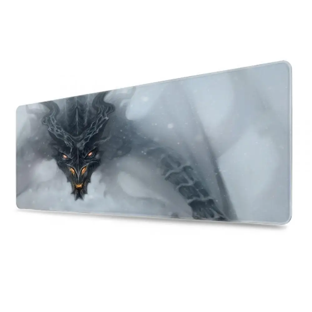 Large Dinosaur Mouse Pad XXL Game S-SKYRIM Gaming Accessories Office Gamer Keyboard Desk Mat Non-Slip Laptop rubber Mouse pad