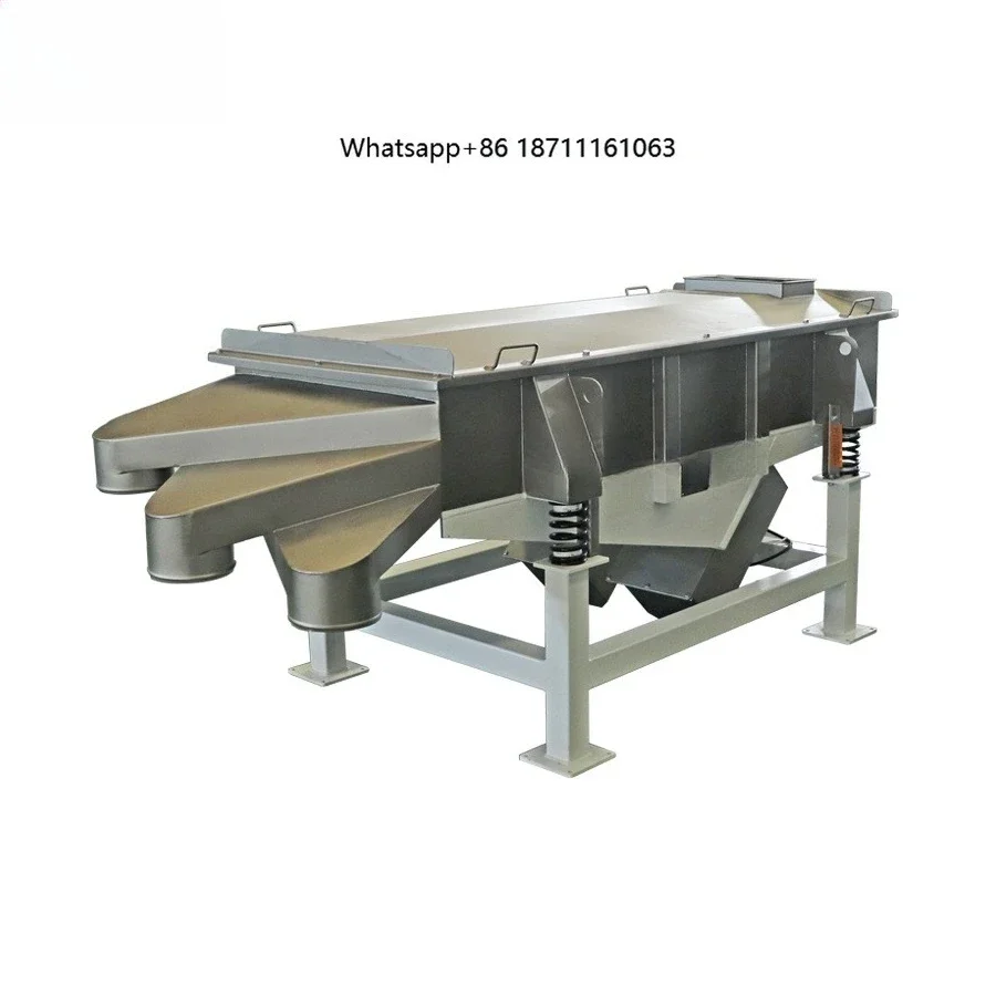 Multi-layer Wheat Bran Linear Vibrating Sieve Rice Husk Powder Industrial Sieving Machine
