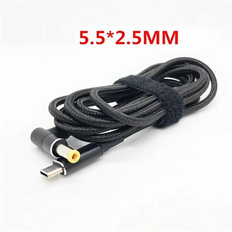 

Эффективный адаптер питания для ноутбука типа C, 100 Вт, разъем USB типа C к универсальному разъему для зарядного устройства для ноутбука, кабель для зарядки, шнур 1,8 м