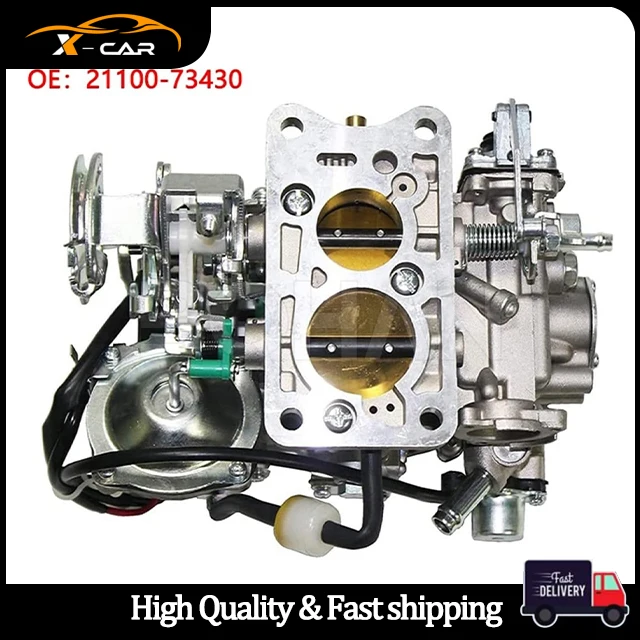 4-цилиндровый карбюратор для двигателя TOYOTA 3Y LITEACE 1.6-3.6L 1992-2000 Carb 21100-73430 Carby Assy, автоматический дроссель, качество OEM