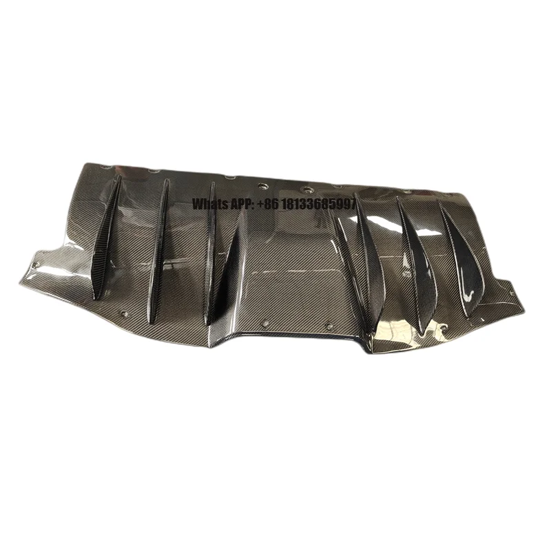 

Для Ferrari 458: задний диффузор из карбона, в стиле OEM, сплиттер переднего бампера, задний диффузор-спойлер 11-13