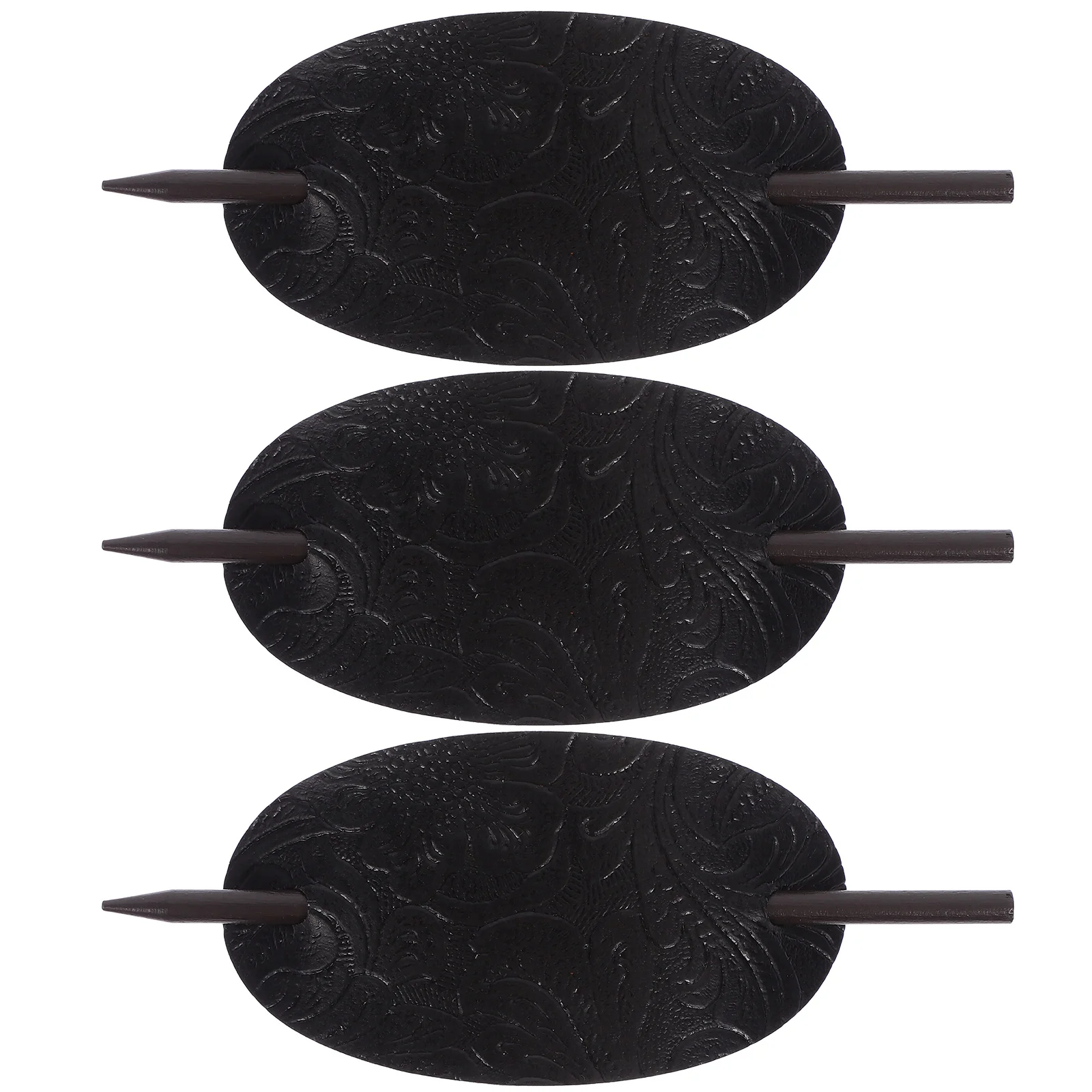 

3 Pcs Hairpin Barrette with Stick Bun Women Headdress Ties Headband Modeling Holder Accessories Ponytail