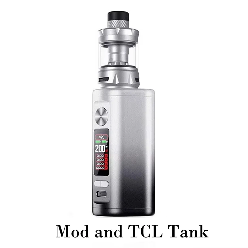 Original Hellvape Hell200 Box Mod 5-200W Output Big Display 510 With TCL Tank/Hellbeast 2 Sub Ohm V3 RTA V4 RTA Tank Atomizer