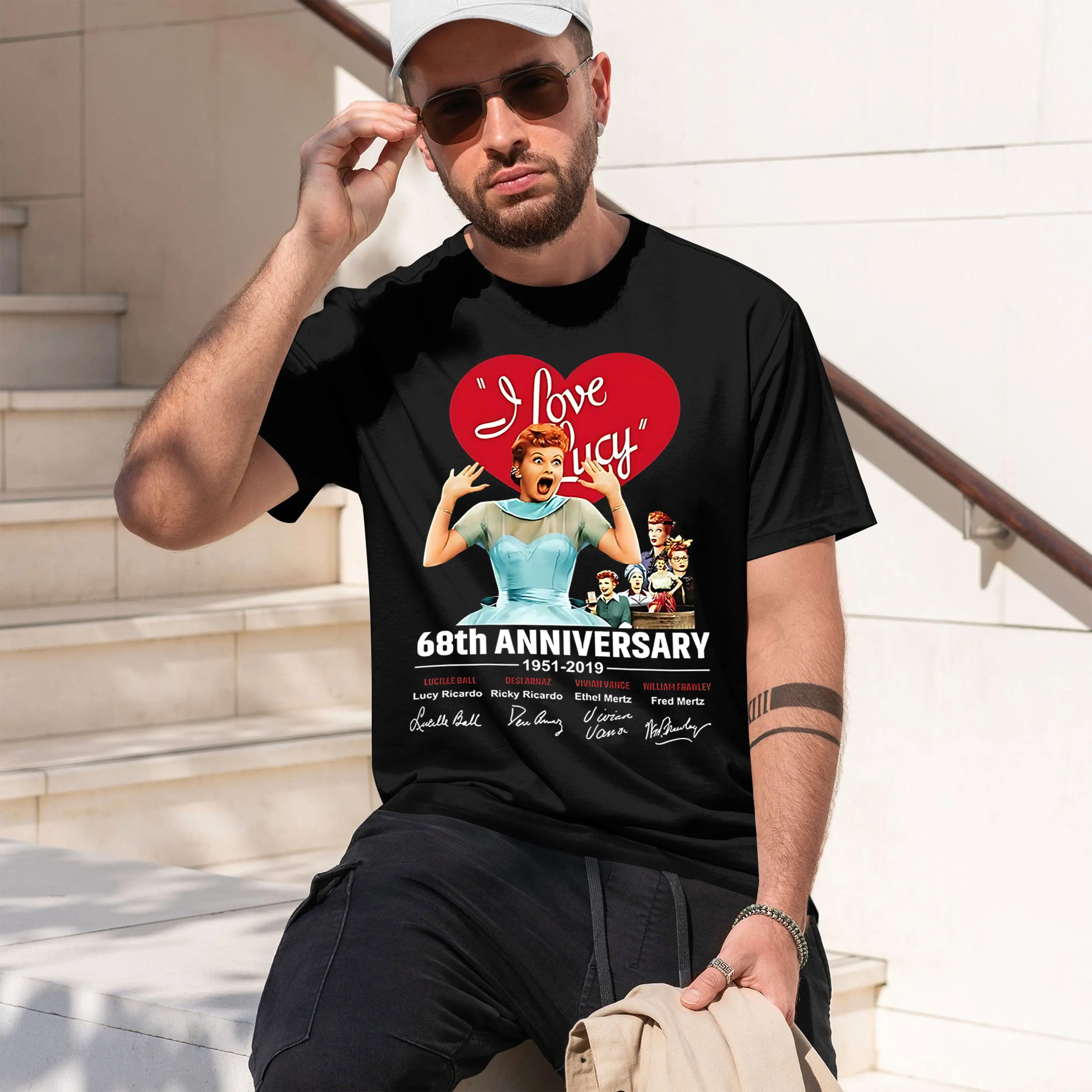 68 th ANNIVERSARY 2026 New Model Men’s Short-sleeve crewneck T-Shirt Classic Casual Multiple Colors and Sizes for Daily Wear All