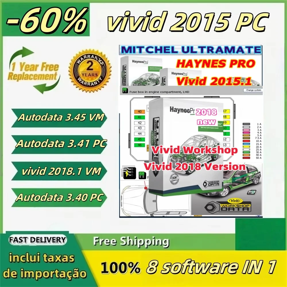 

Auto.Data 3.45 Auto Repair Software haynes pro Vivid Workshop 2018.1 Multi-Language French Data Parts Catalog 2025