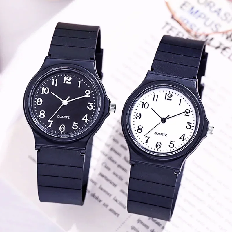 Reloj De cuarzo Simple a la moda para Mujer, relojes De pulsera para estudiantes, Reloj con correa De silicona, Reloj elegante para Mujer al por