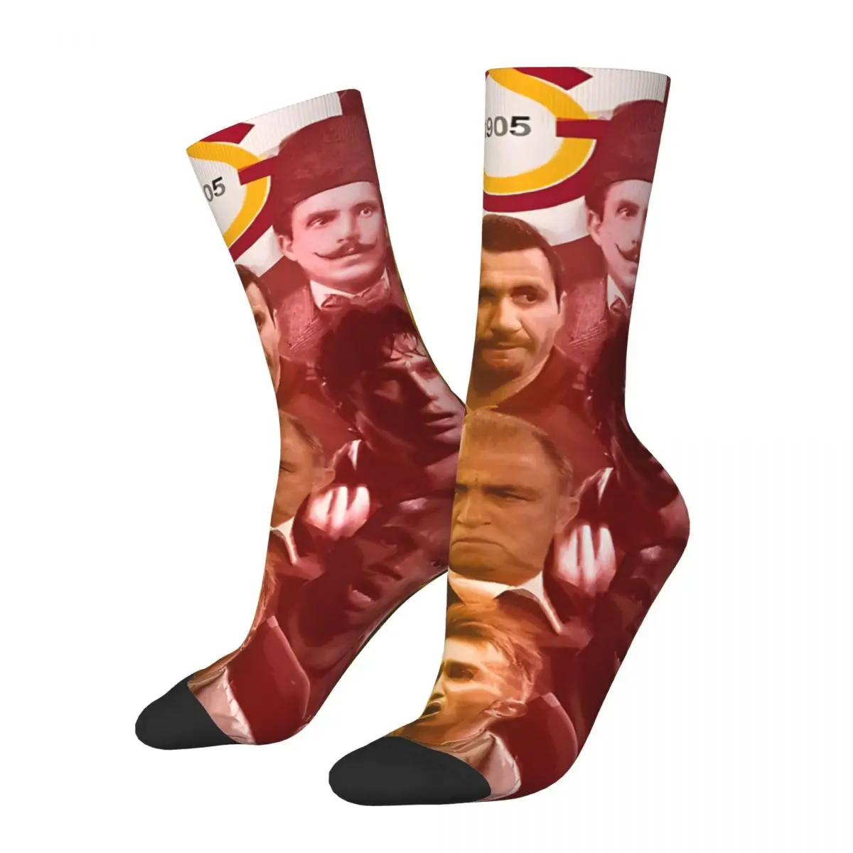 Vintage Legends Crazy Men's compression Socks Unisex Galatasarays Harajuku Seamless Printed Funny Novelty Happy Crew Sock