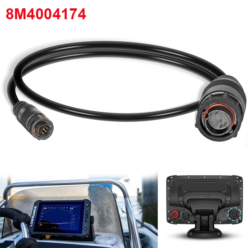 8m4004174-ソナーアダプターケーブルは、lowrance-9ピン-hd-hds-carbon-live、elite-ti-ti2、elite-fs-に適合します。