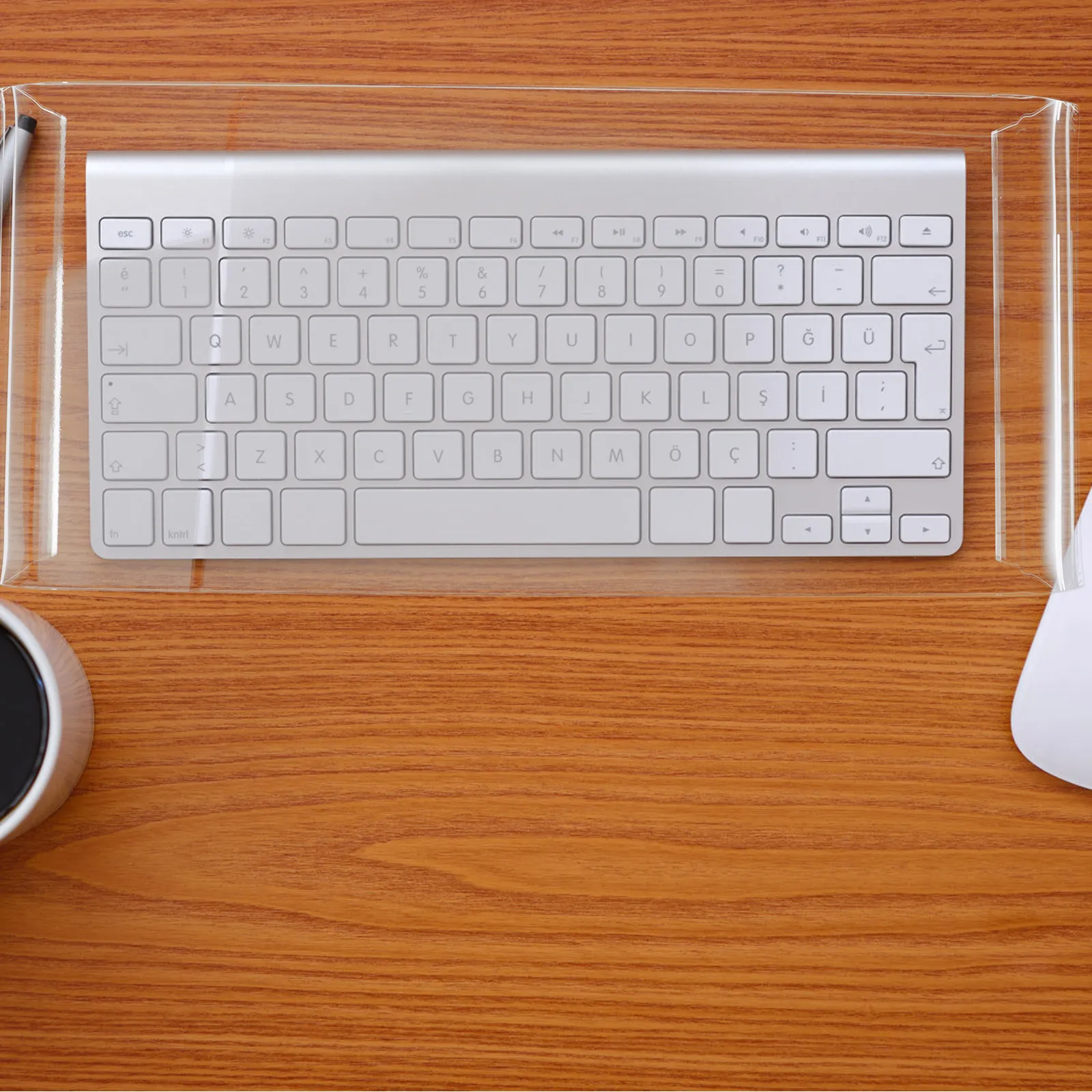 

Прозрачный акриловый чехол для клавиатуры премиум-класса, анти-кошачий мост, подъемная стойка для монитора, практичный компьютерный аксессуар, защита от моста